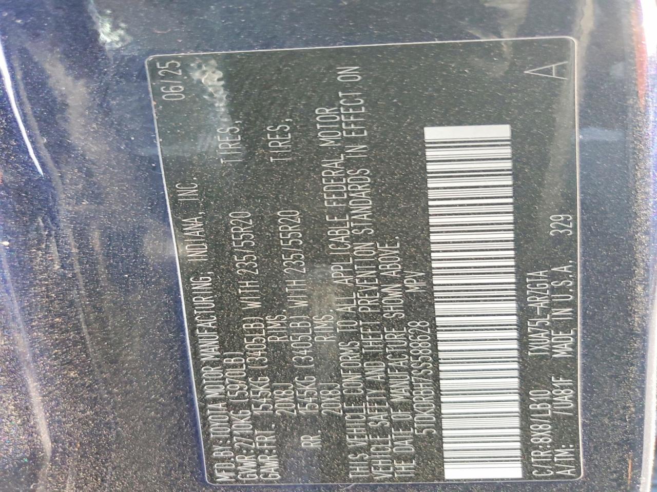 2025 Toyota Highlander le