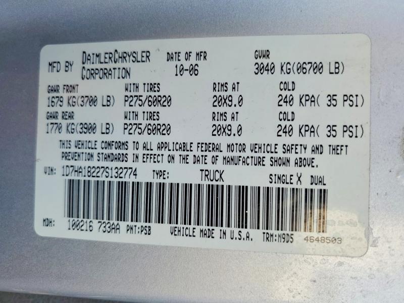 2007 Dodge RAM 1500 ST