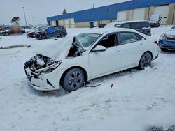 Hyundai salvage cars for sale: 2021 Hyundai Elantra sel