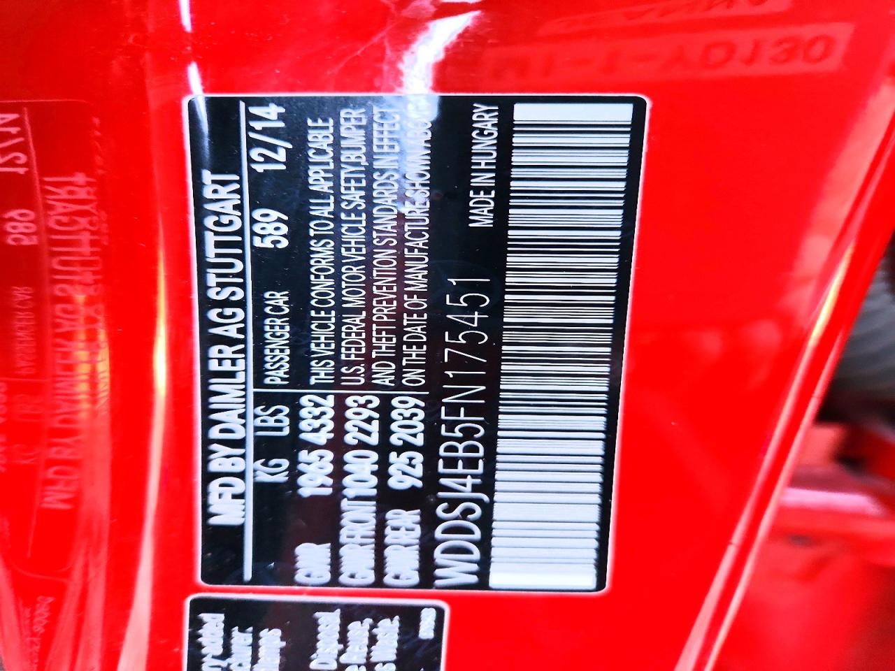 2015 Mercedes-Benz Cla 250