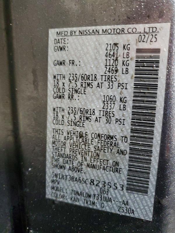 2025 Nissan Rogue sv