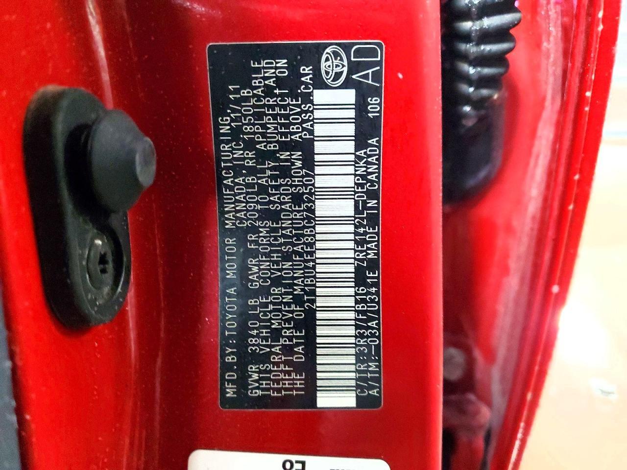 2011 Toyota Corolla Base