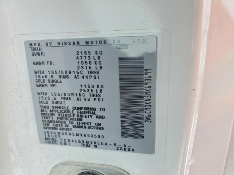 2021 Nissan Nv200 2.5s