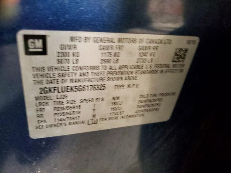 2016 GMC Terrain slt