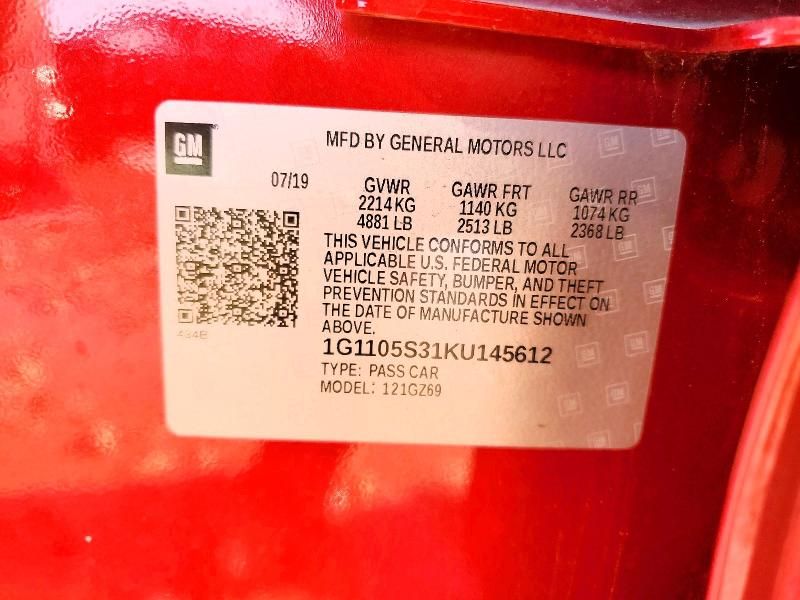 2019 Chevrolet Impala Premier