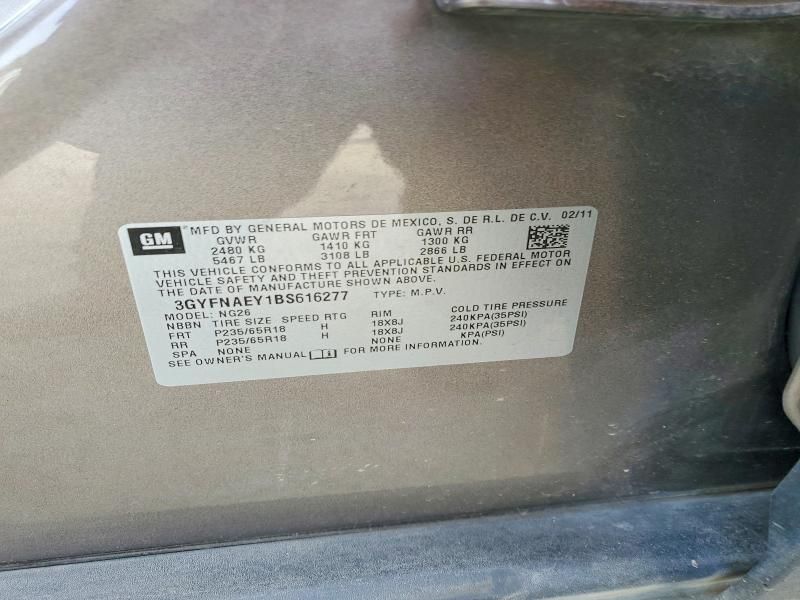 2011 Cadillac Srx Luxury Collection