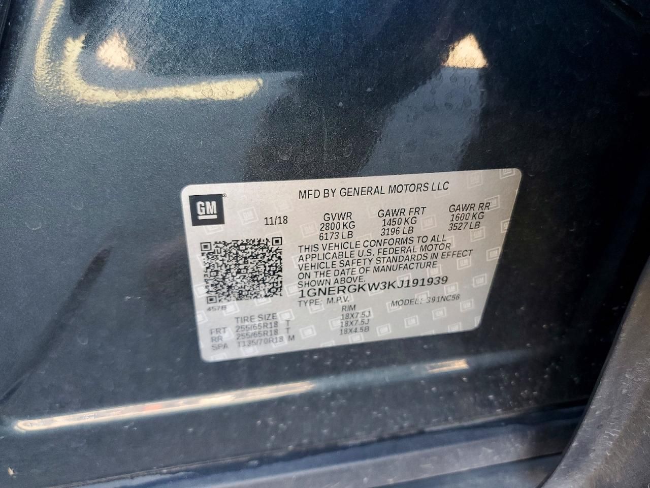 2019 Chevrolet Traverse lt