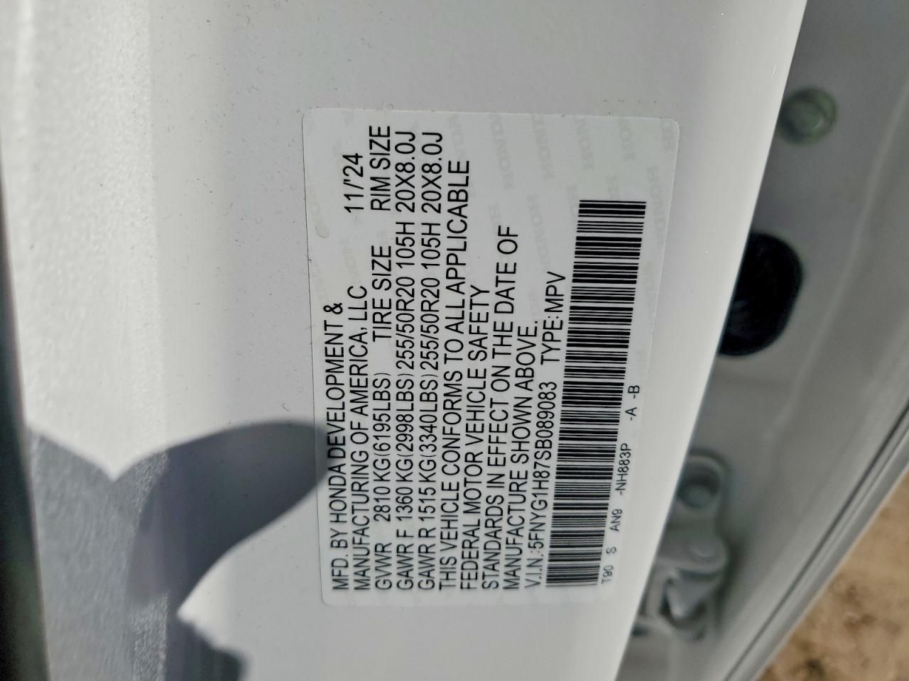 2025 Honda Pilot Elite