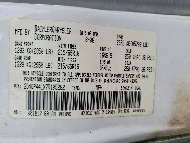 2007 Dodge Grand Caravan sxt