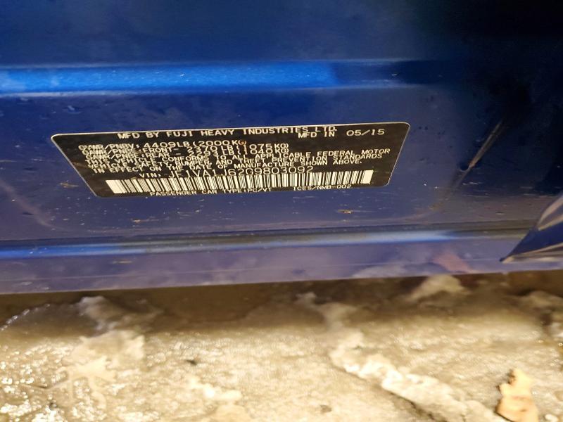 2016 Subaru Wrx Limited