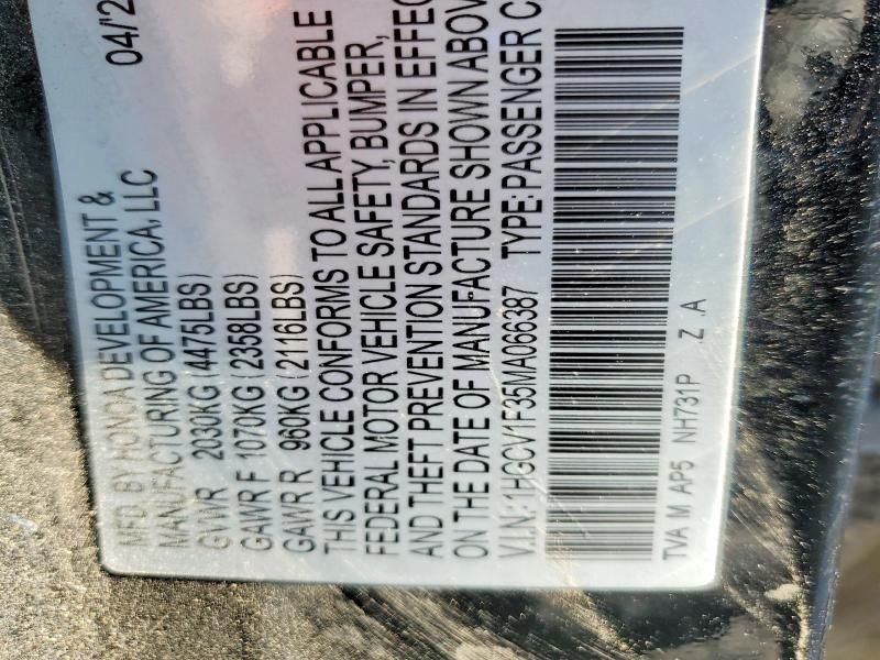 2021 Honda Accord Sport