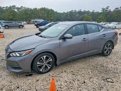 Salvage cars for sale from Copart Houston, TX: 2020 Nissan Sentra sv