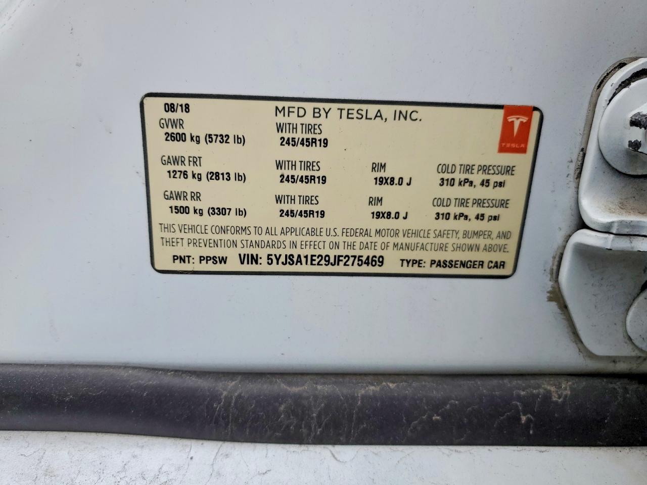 2018 Tesla Model s