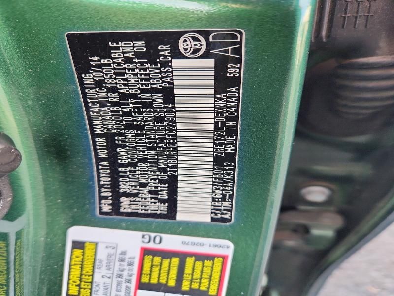 2015 Toyota Corolla l