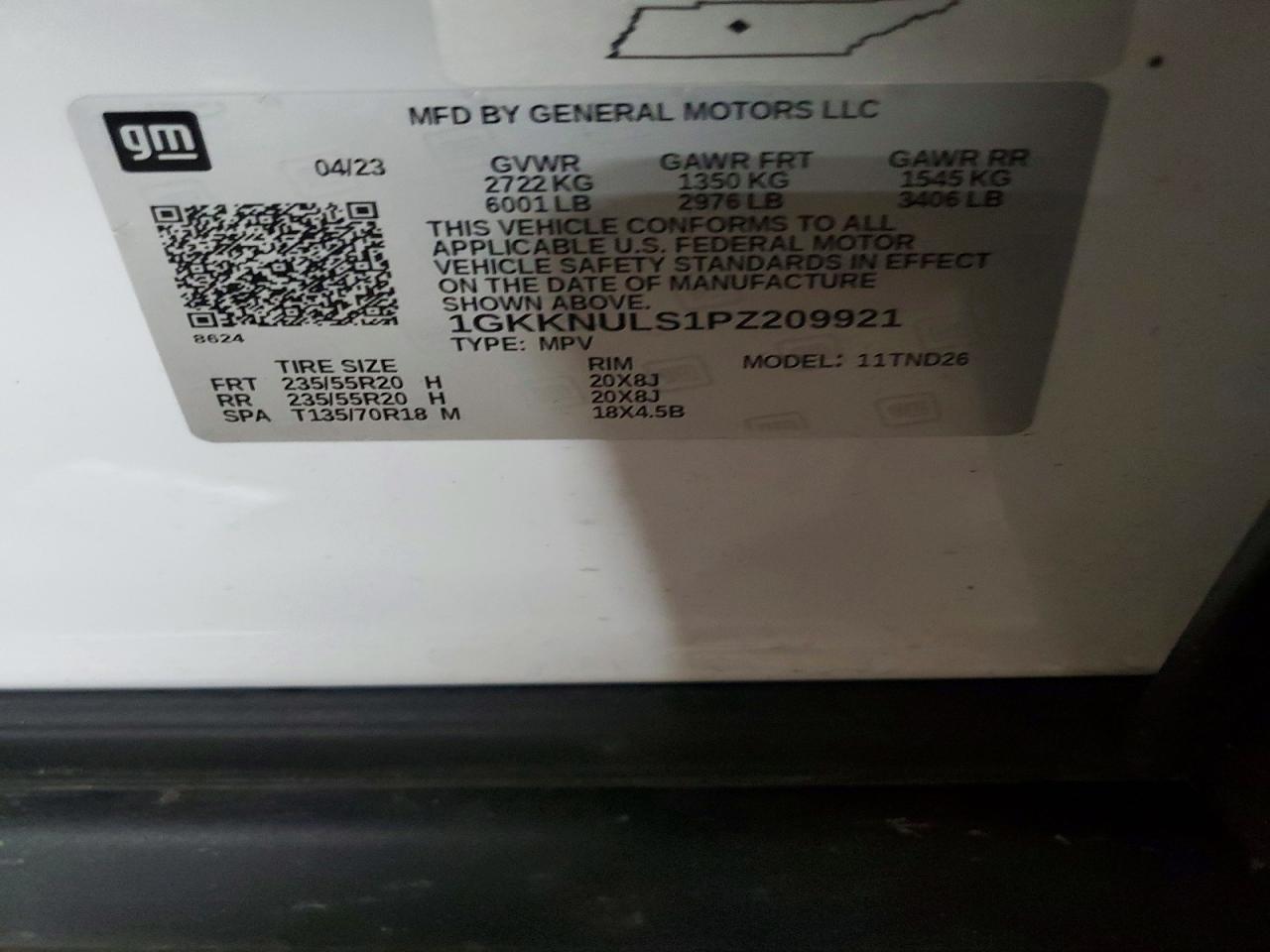 2023 GMC Acadia slt
