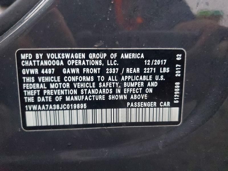 2018 Volkswagen Passat s