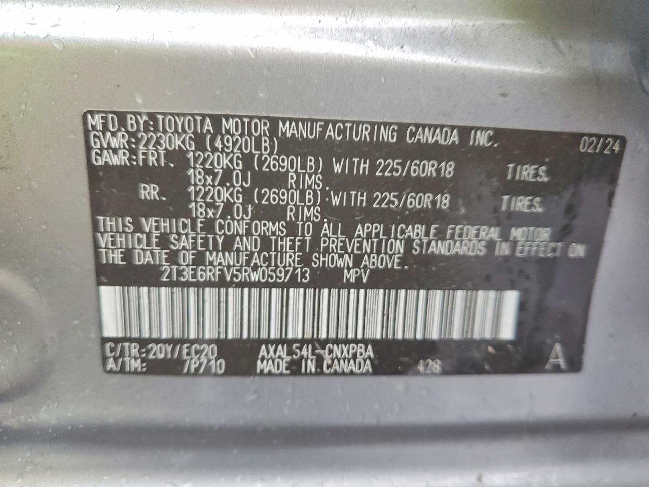 2024 Toyota Rav4 xse