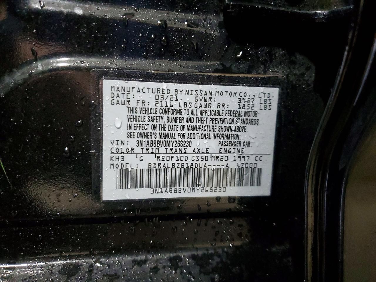 2021 Nissan Sentra s