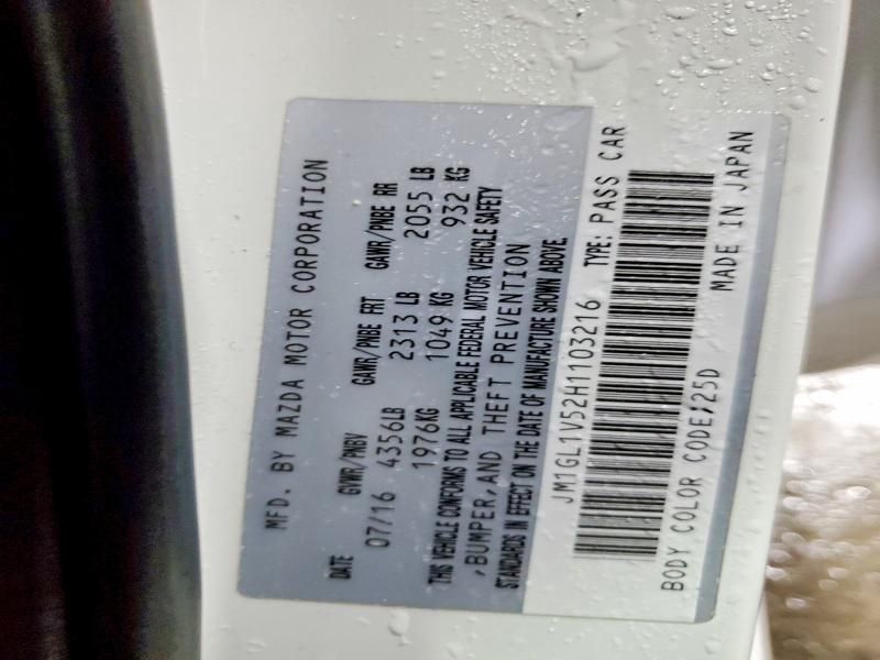 2017 Mazda 6 Touring