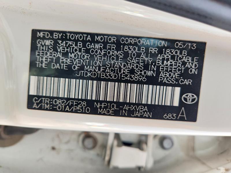 2013 Toyota Prius c two