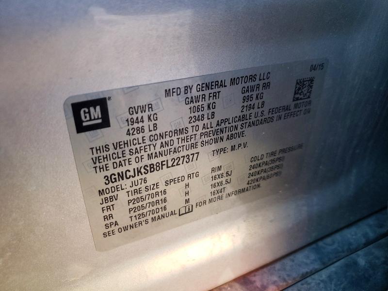 2015 Chevrolet Trax ls