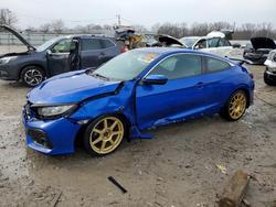Honda Civic salvage cars for sale: 2017 Honda Civic si