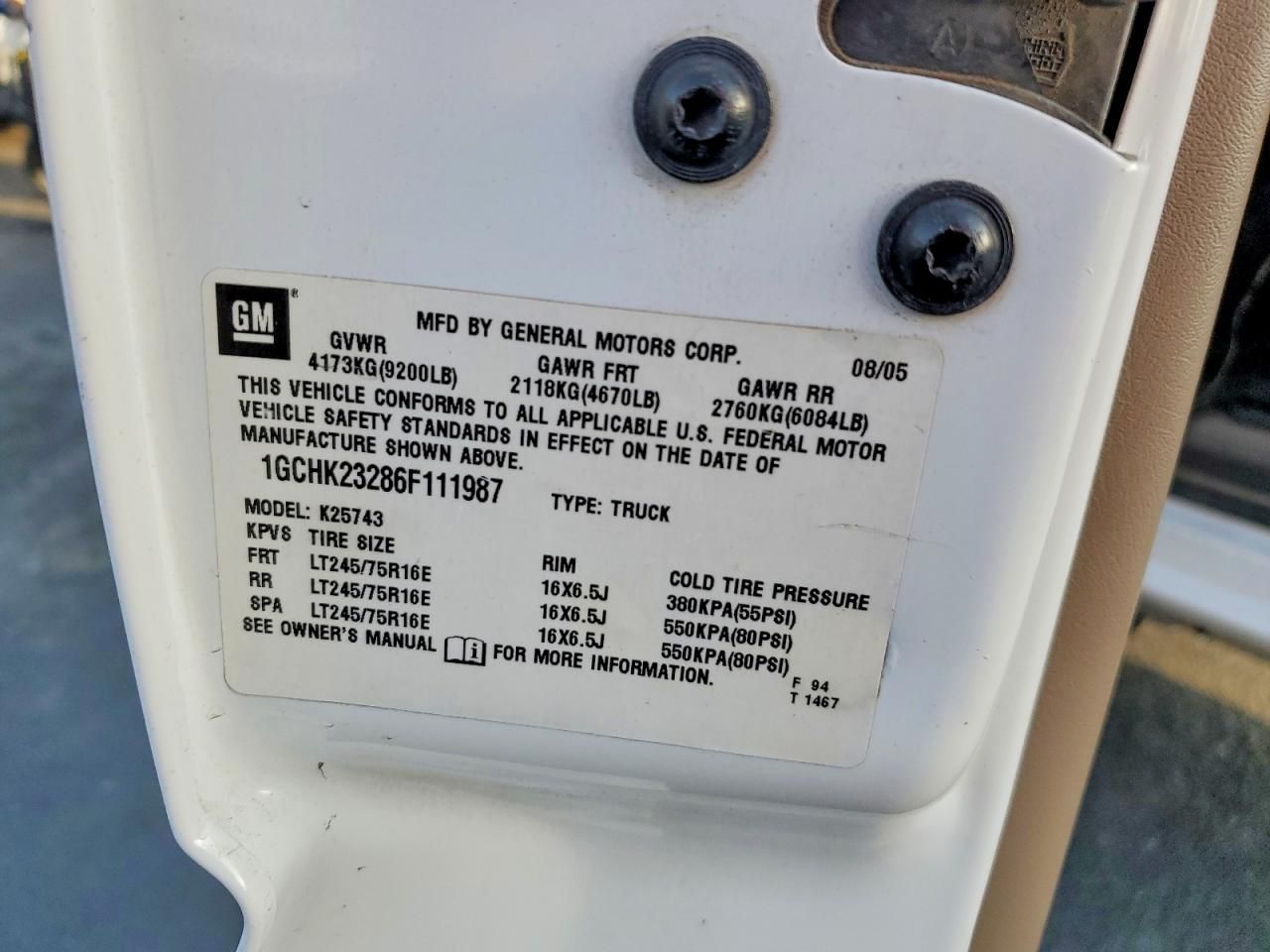 2006 Chevrolet Silverado K2500 Heavy Duty