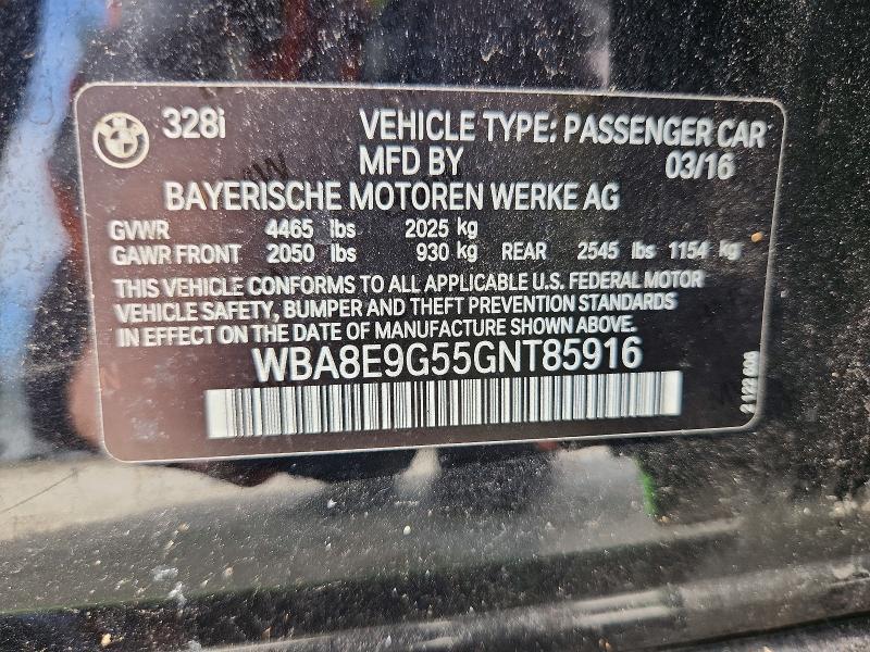 2016 BMW 328 i Sulev