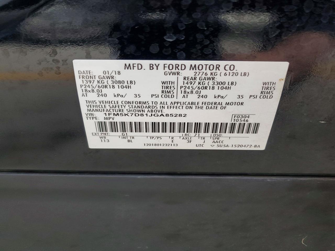 2018 Ford Explorer xlt