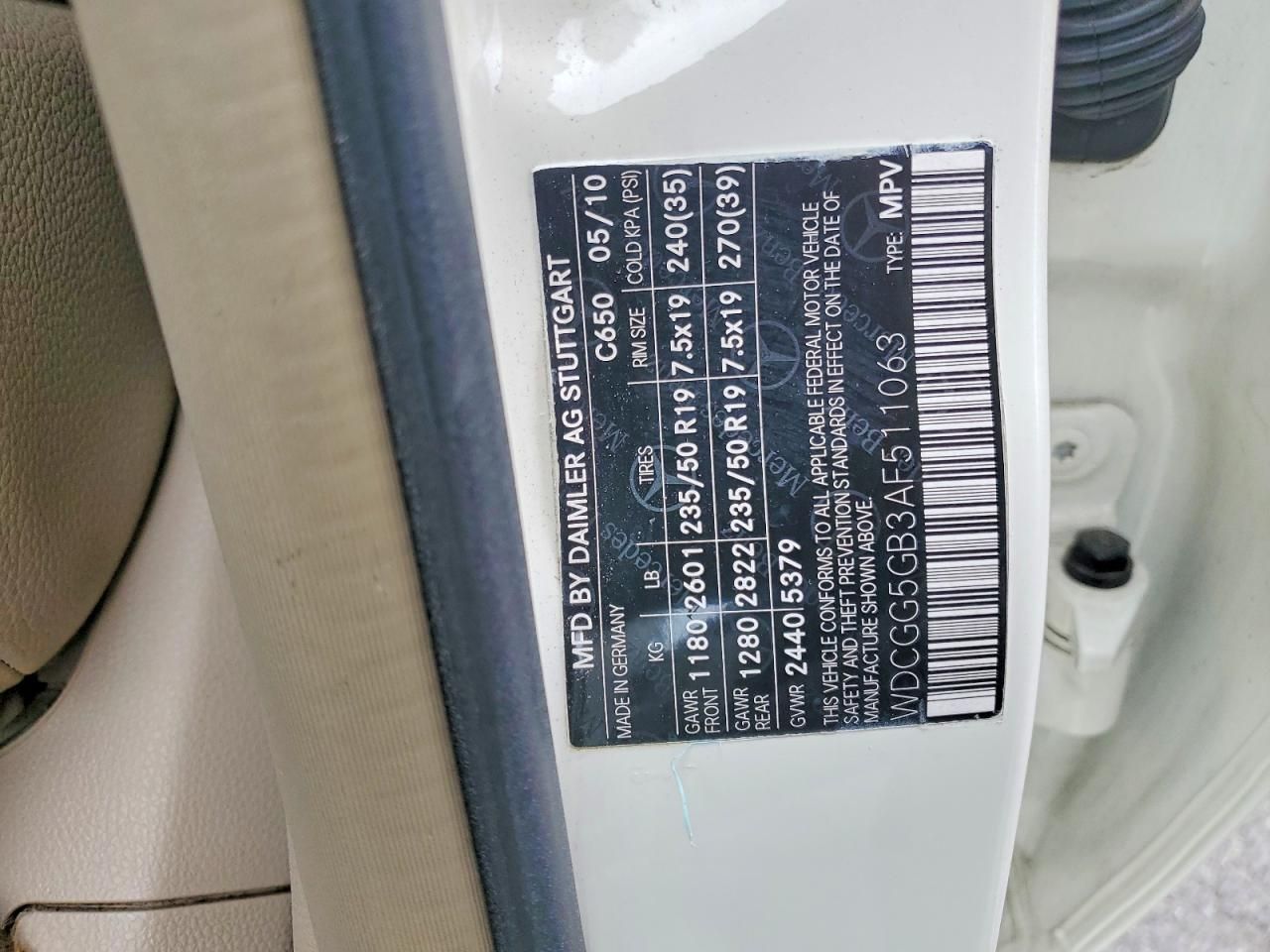 2010 Mercedes-Benz Glk 350