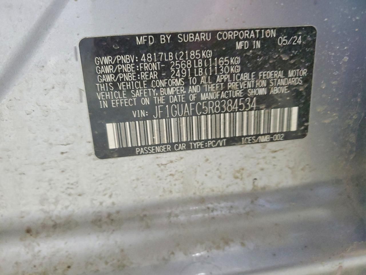 2024 Subaru Impreza Sport