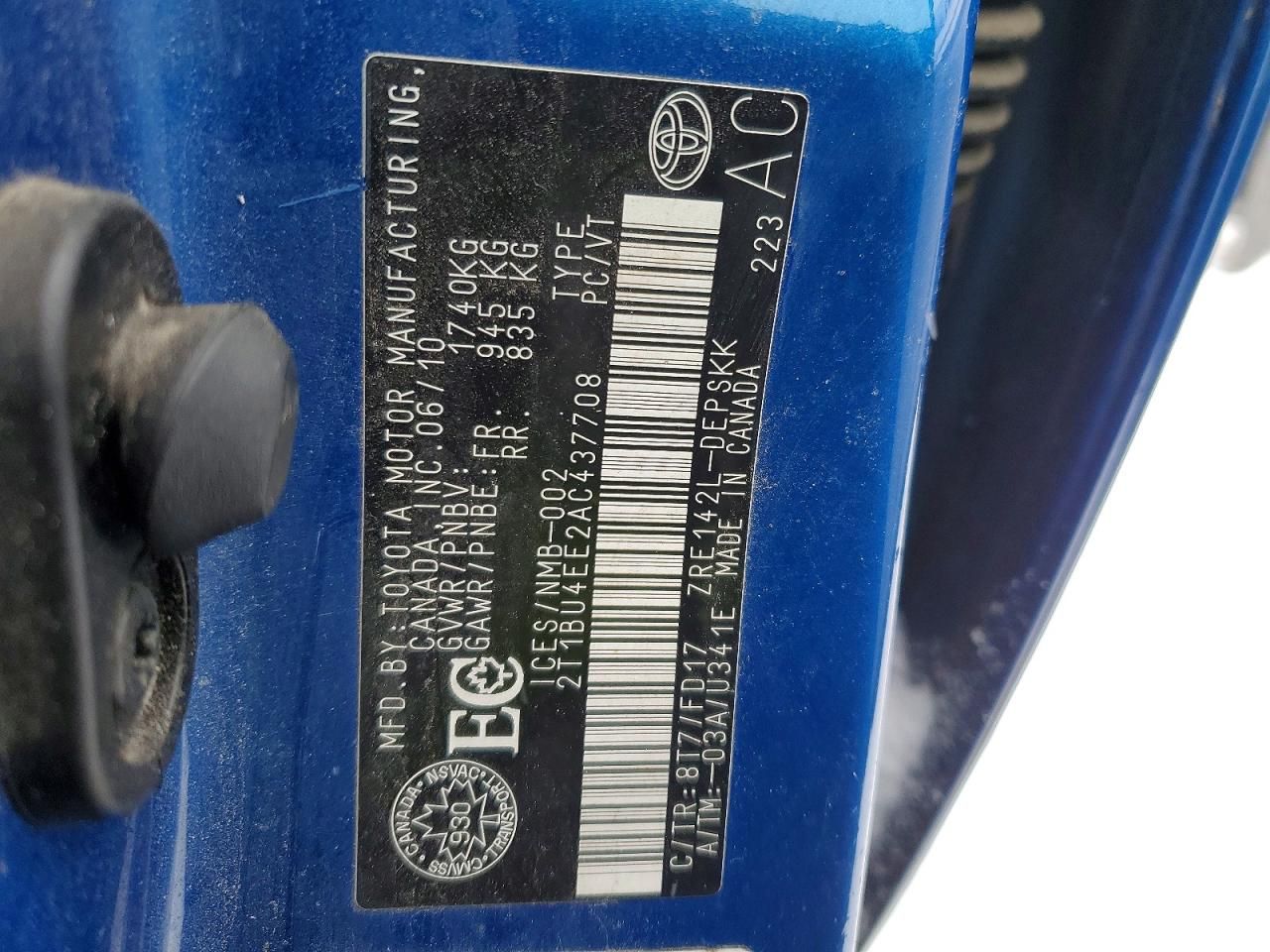 2010 Toyota Corolla Base