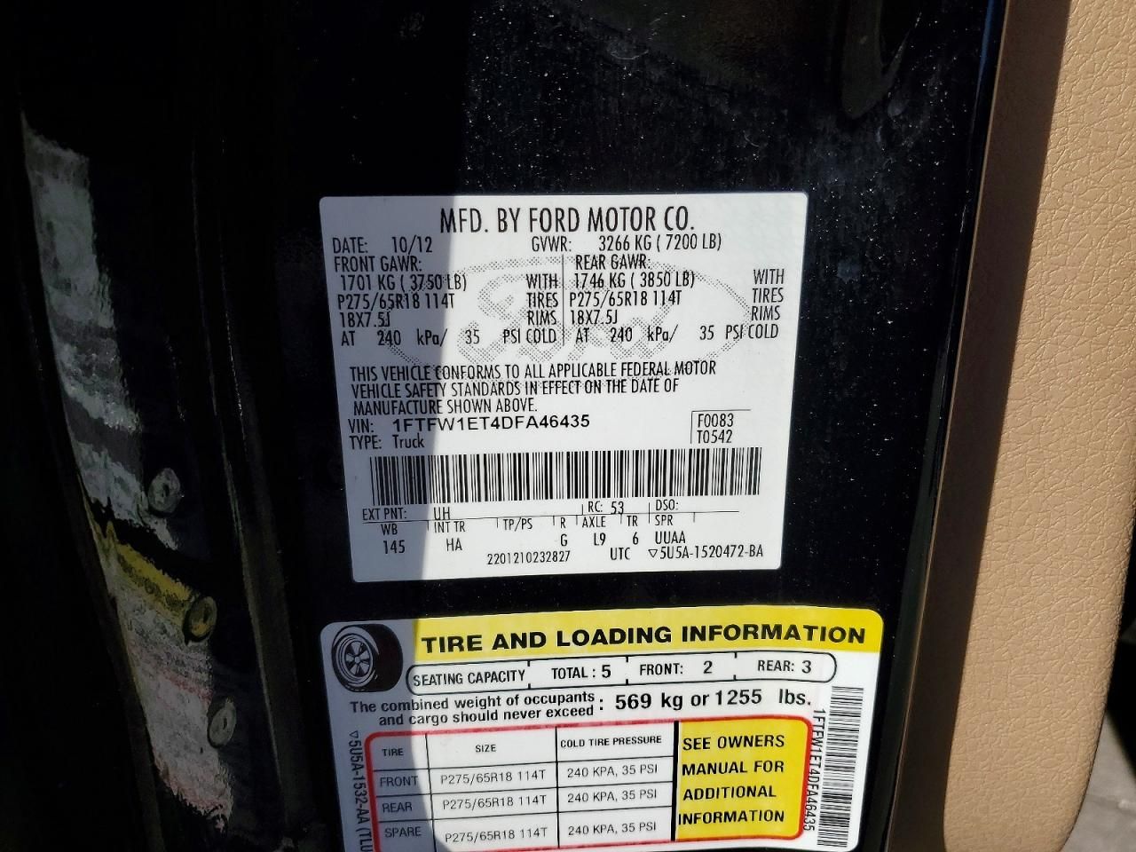 2013 Ford F150 Supercrew