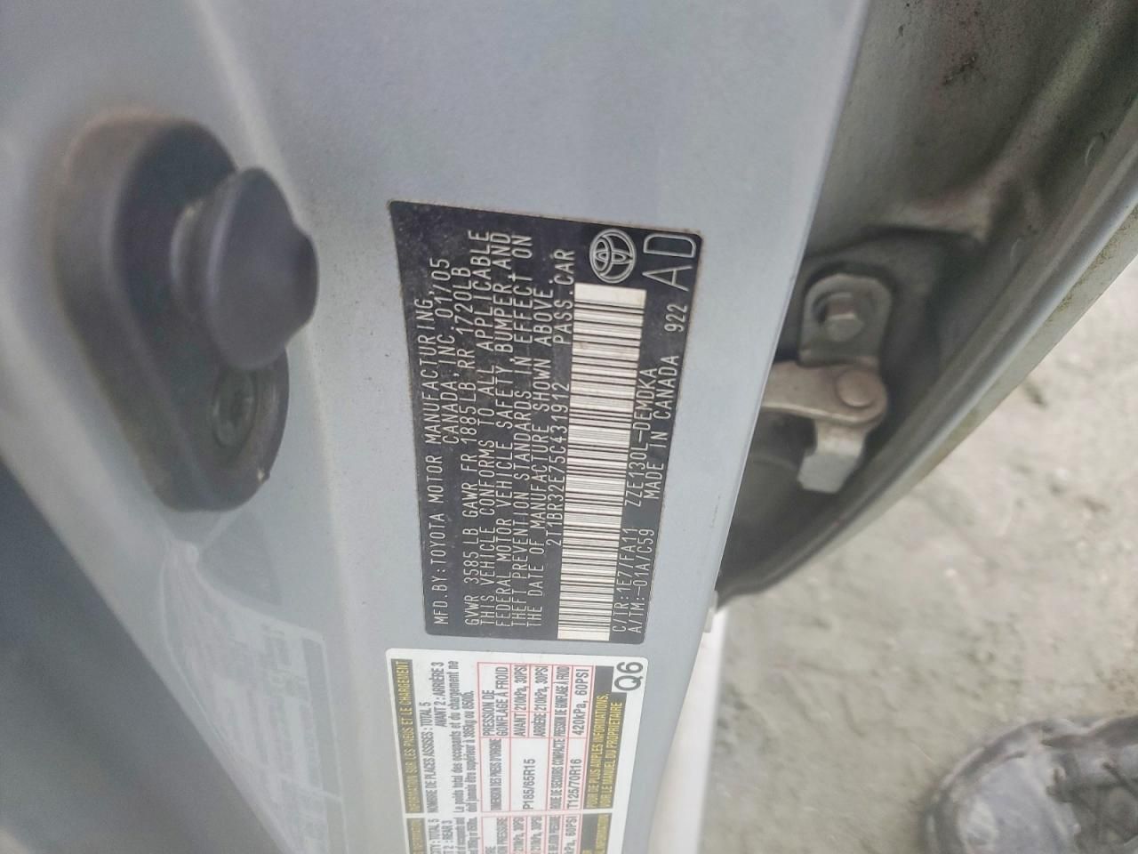 2005 Toyota Corolla ce