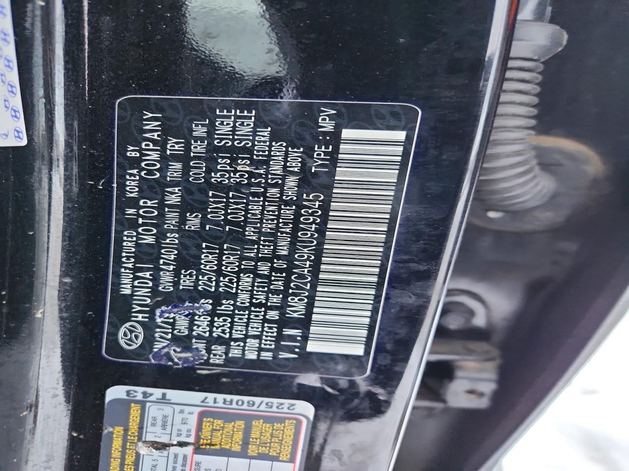 2019 Hyundai Tucson se