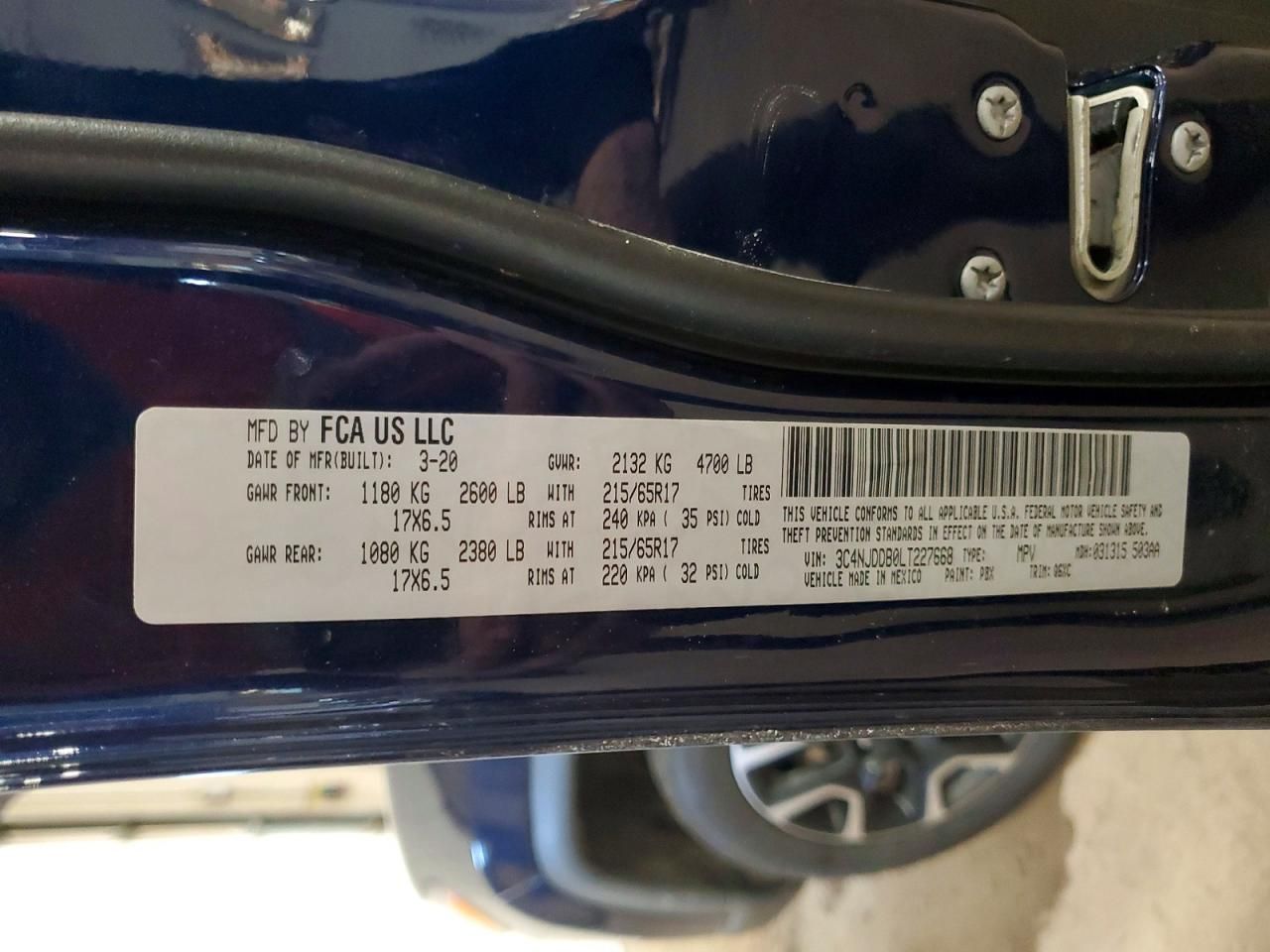 2020 Jeep Compass Trailhawk