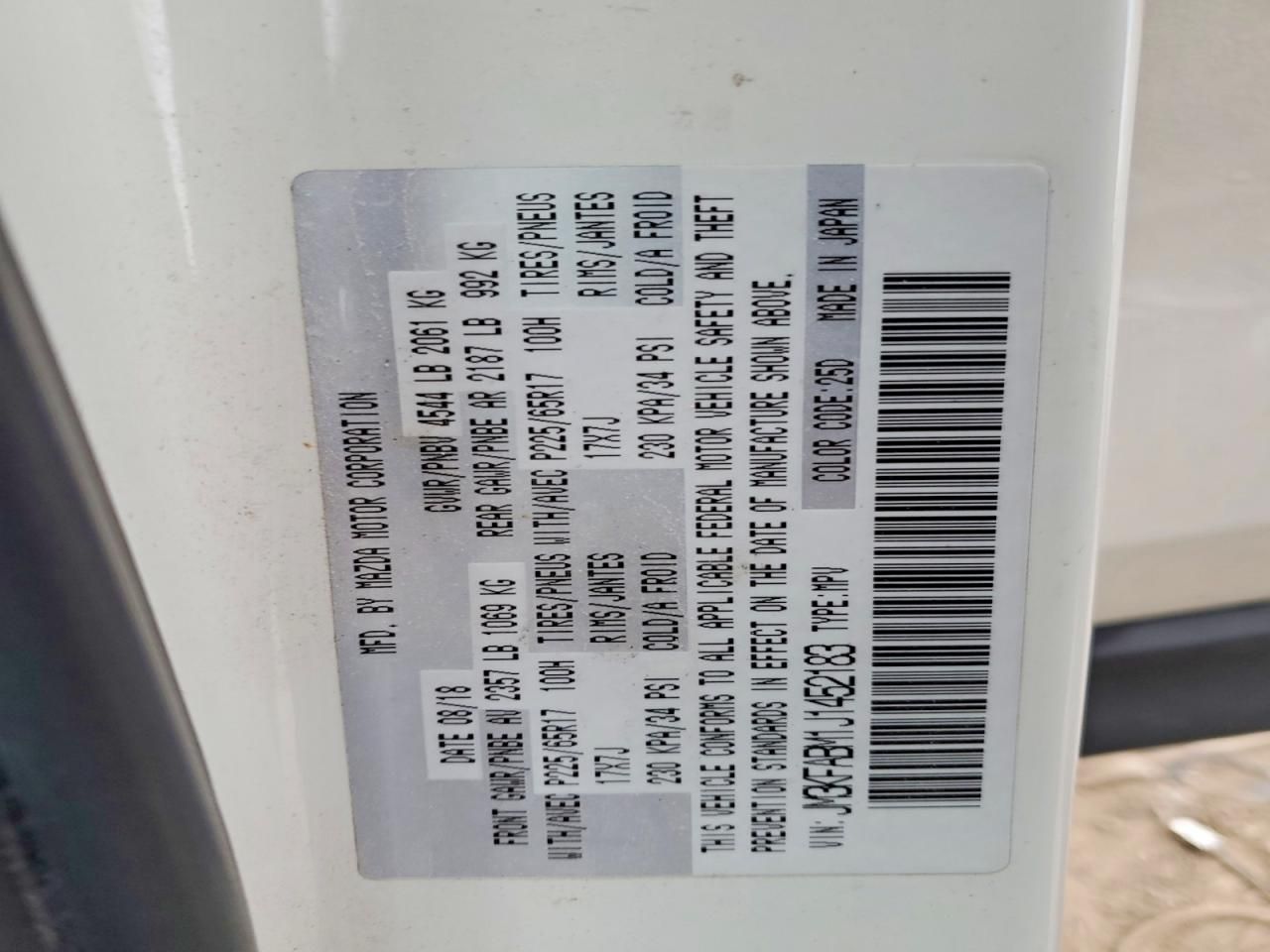 2018 Mazda Cx-5 Sport