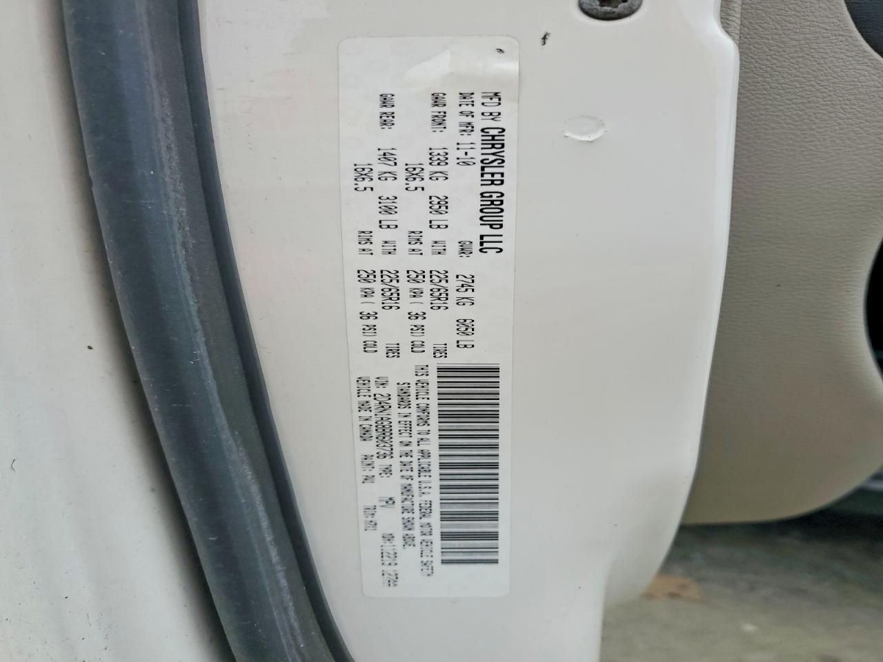 2011 Dodge Grand Caravan C/V