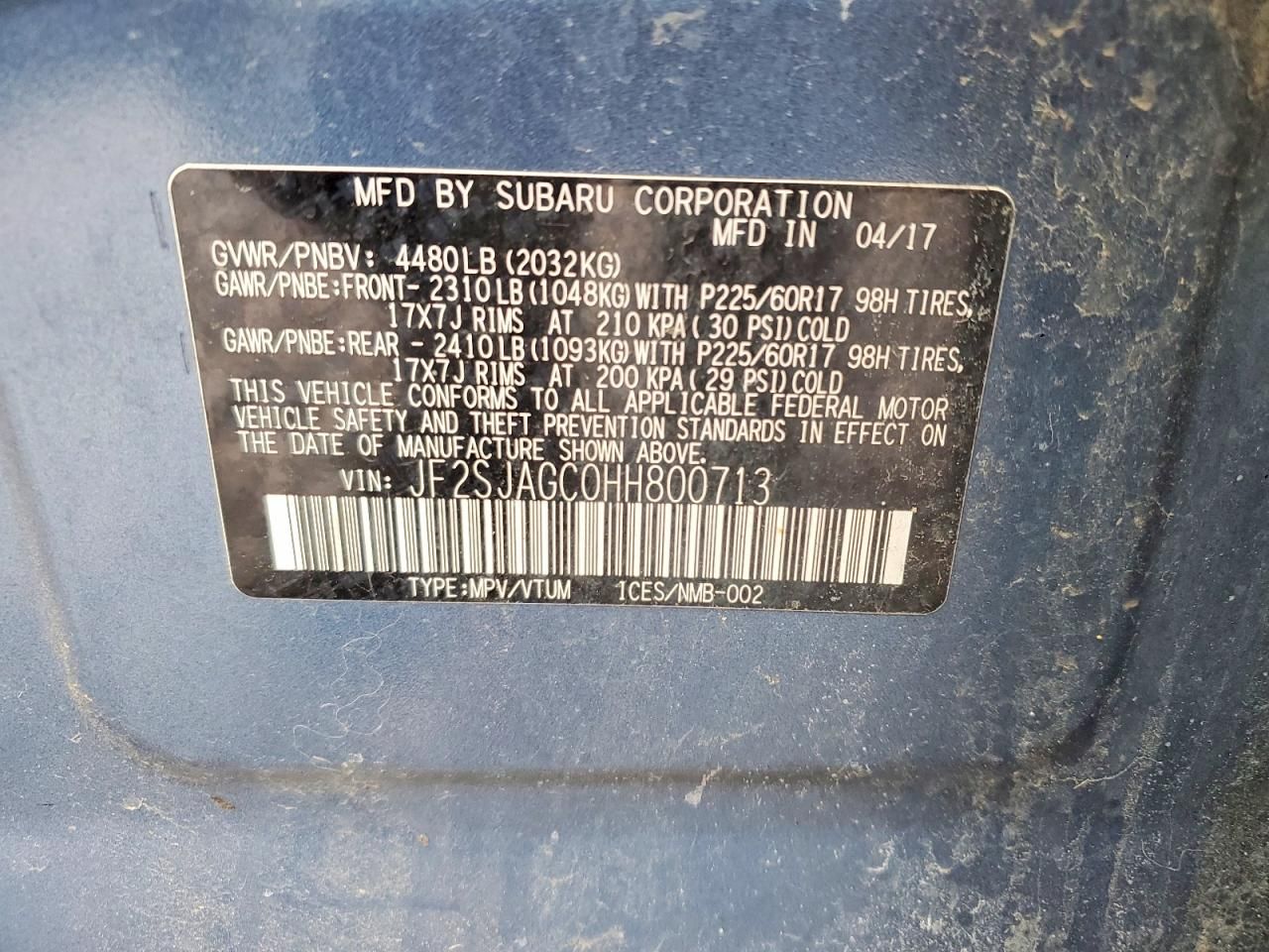 2017 Subaru Forester 2.5i Premium