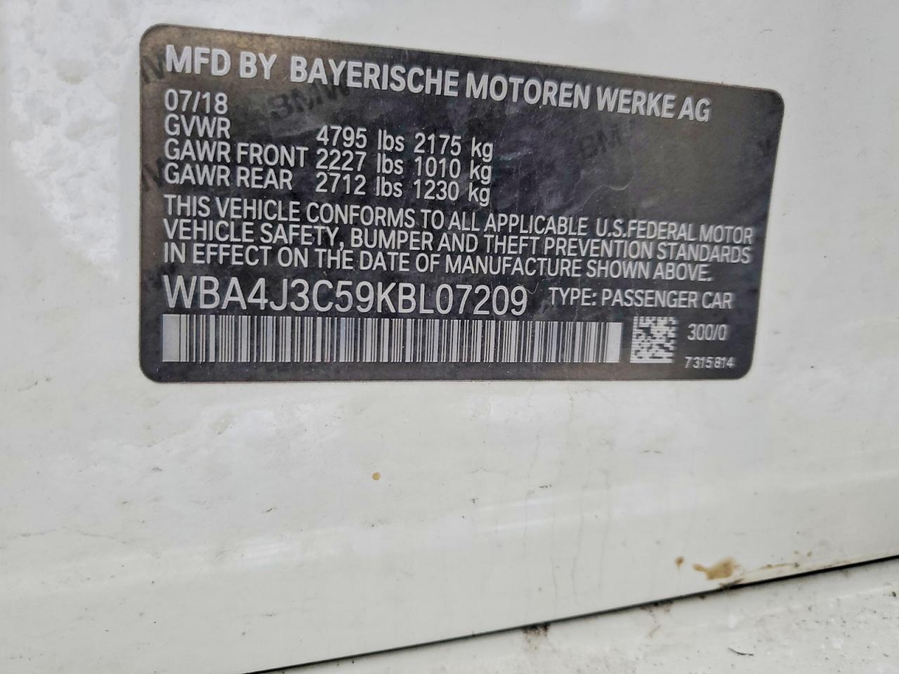 2019 BMW 430xi Gran Coupe