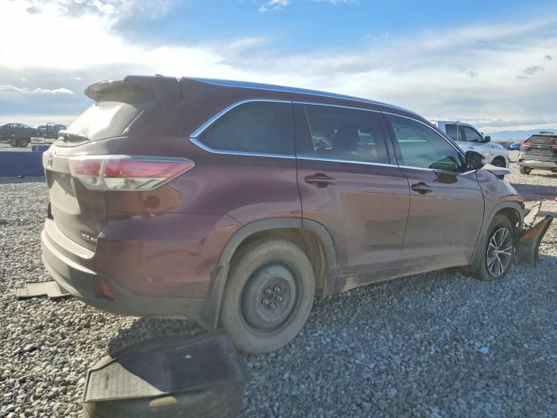 2016 Toyota Highlander xle
