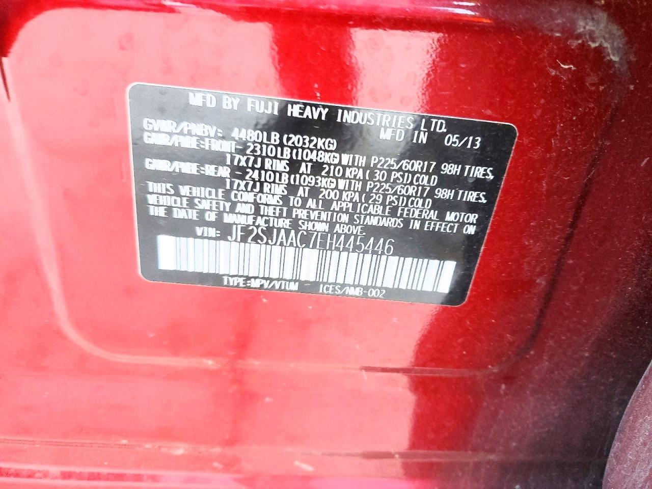 2014 Subaru Forester 2.5i