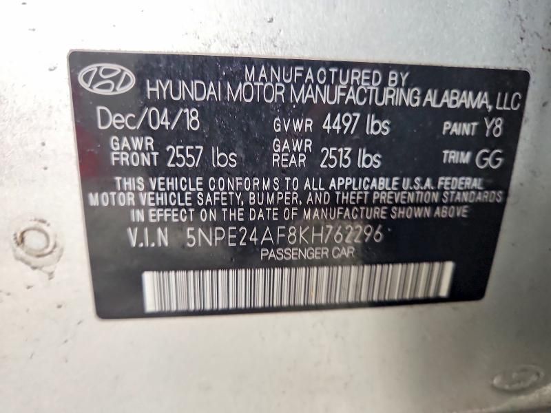 2019 Hyundai Sonata se