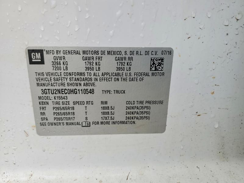 2017 GMC Sierra K1500 slt