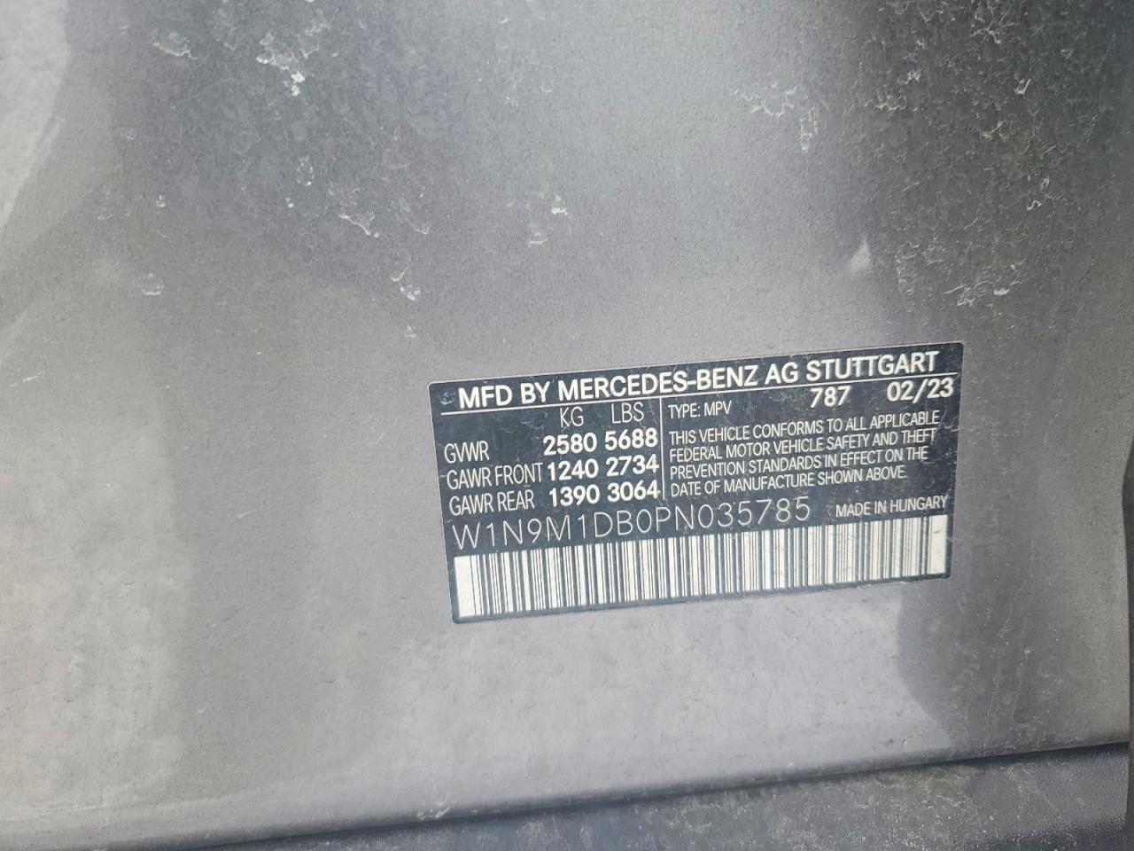 2023 Mercedes-Benz Eqb 350 4matic