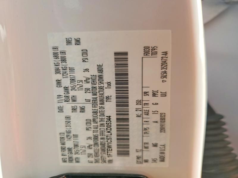 2020 Ford F150 Supercrew