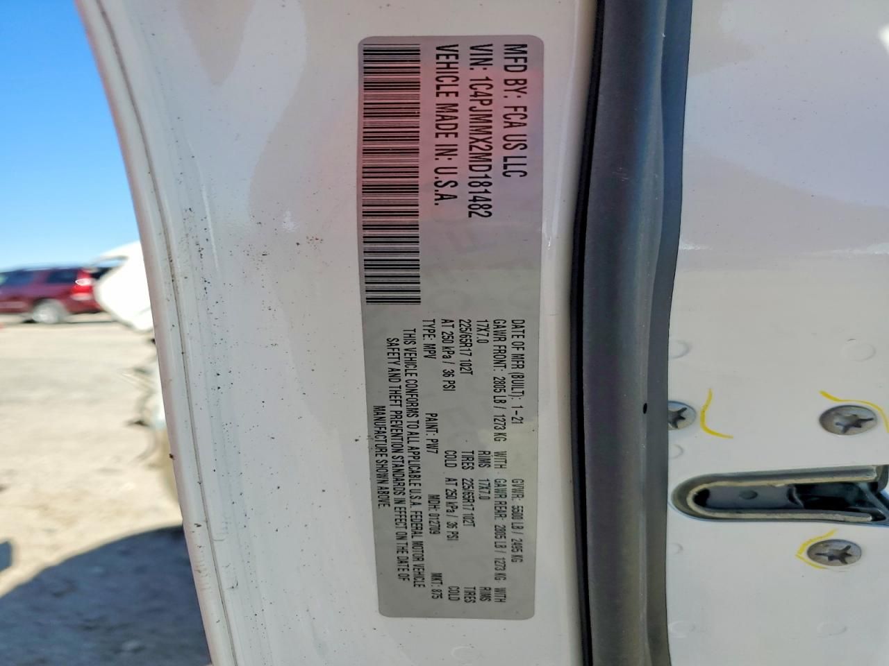 2021 Jeep Cherokee Latitude lux