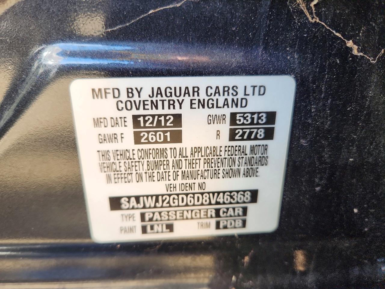 2013 Jaguar Xjl Portfolio