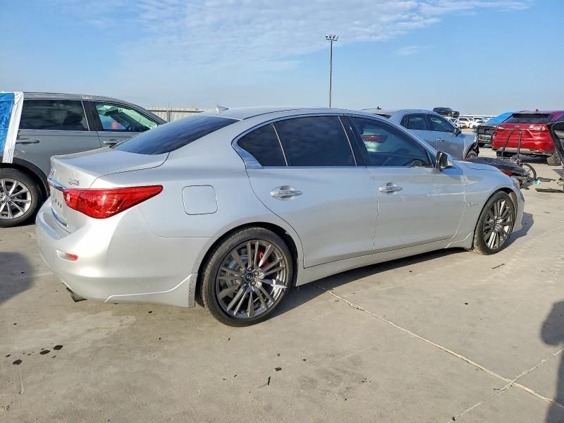 2017 Infiniti Q50 red Sport 400