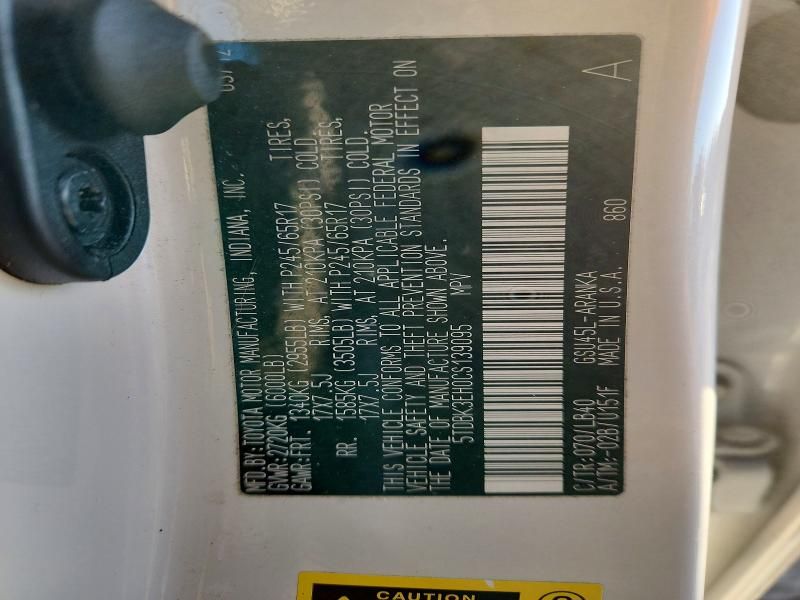 2012 Toyota Highlander Base